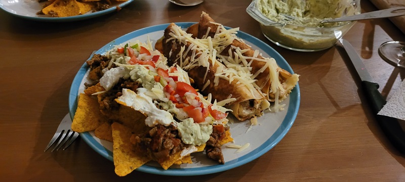 Nachos and Enchiladas