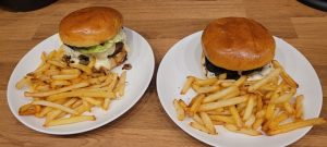 Date-night-blue-cheese-buger-smash-burger-and-fries