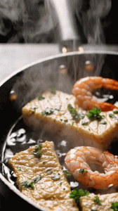 Best Grilled Garlic Butter Pollock and Shrimp